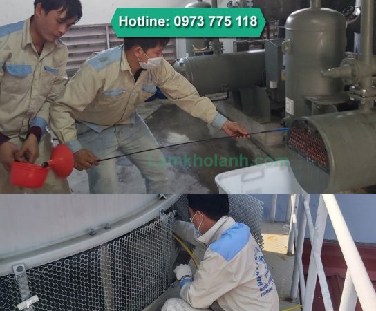 Chuyên cung cấp và Lắp đặt máy làm lạnh nước kiểu khô công nghiệp
