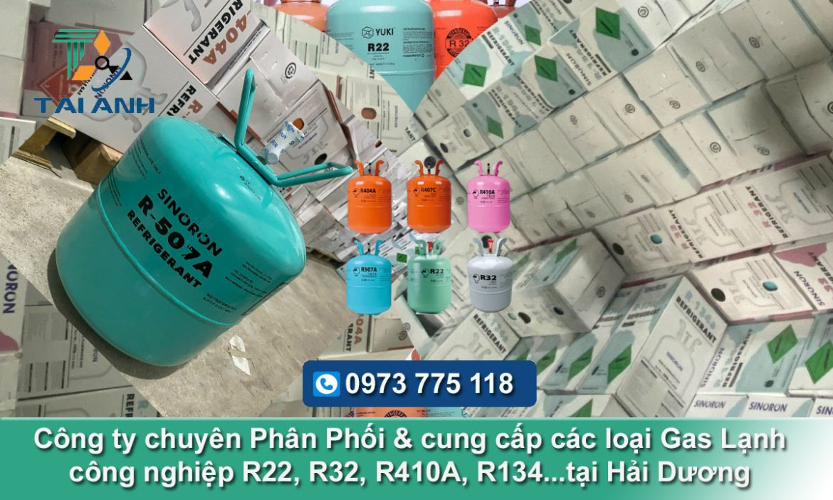 Đại lý Chuyên cung cấp Gas Lạnh công nghiệp tại Hải Dương
