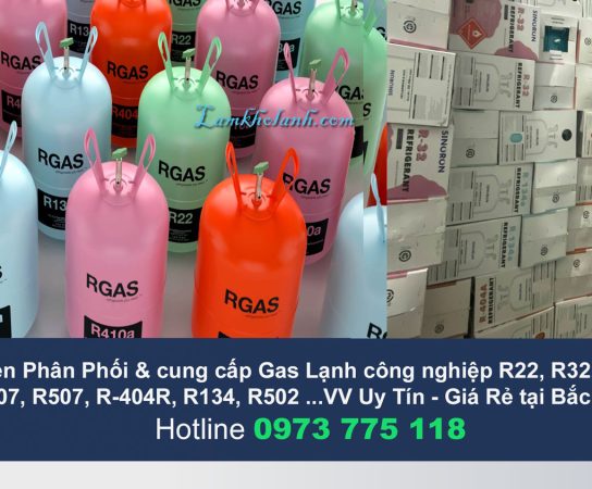 Chuyên Phân Phối & cung cấp Gas Lạnh công nghiệp tại Bắc Ninh