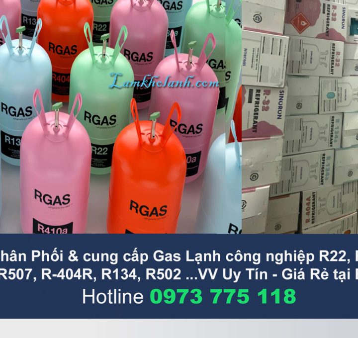 Chuyên Phân Phối & cung cấp Gas Lạnh công nghiệp tại Bắc Ninh