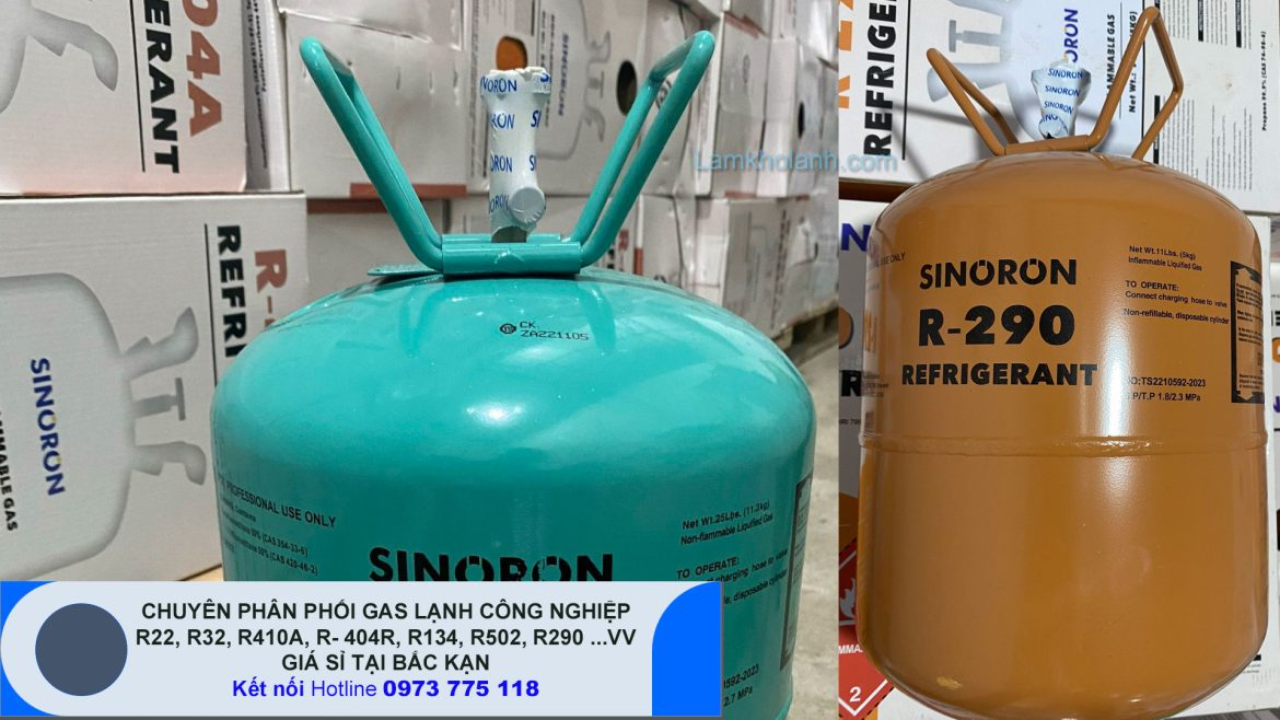 Chuyên Phân phối Gas lạnh công nghiệp Giá Sỉ tại Bắc Kạn