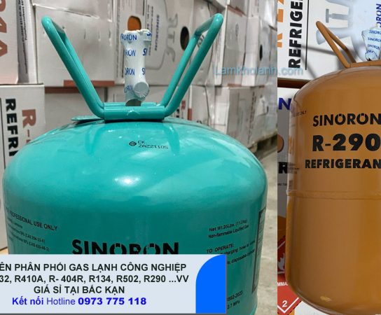 Chuyên Phân phối Gas lạnh công nghiệp Giá Sỉ tại Bắc Kạn