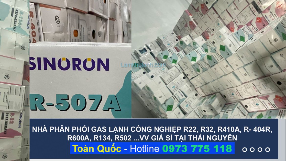 Tổng kho Phân phối Gas lạnh công nghiệp Giá Sỉ tại Thái Nguyên
