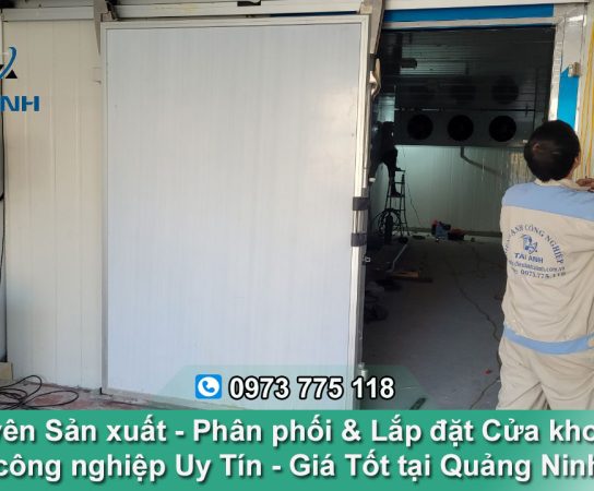 Phân Phối & Lắp đặt Cửa kho lạnh công nghiệp tại Quảng Ninh
