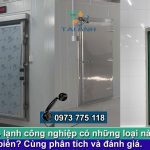 Cửa kho lạnh công nghiệp có những loại nào phổ biến?