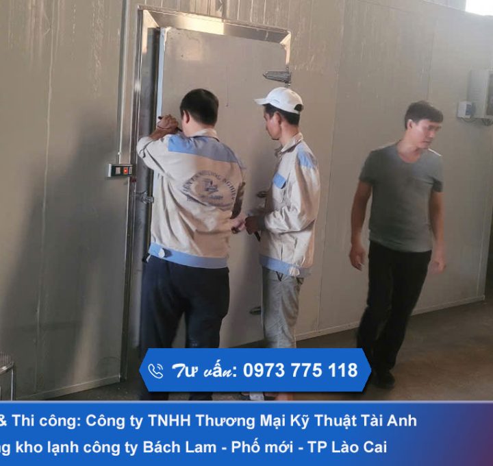 Thi công kho lạnh công ty Bách Lam – Phố mới TP Lào Cai