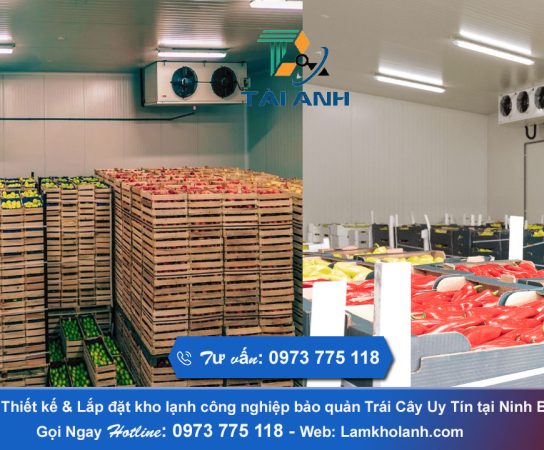 Chuyên Lắp đặt kho lạnh bảo quản Trái Cây tại Ninh Bình